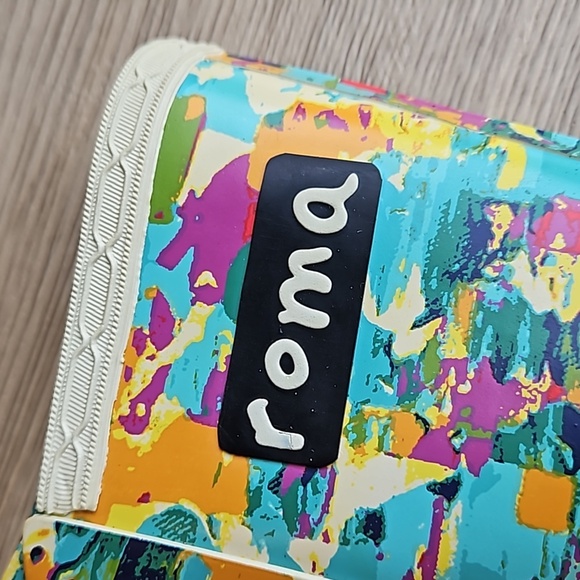 Roma Ilona Art Lace Up Rain Boots 7 - Picture 2 of 5